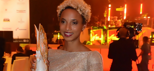 Malaika Mihambo wurde als Sportlerin mit Herz ausgezeichnet